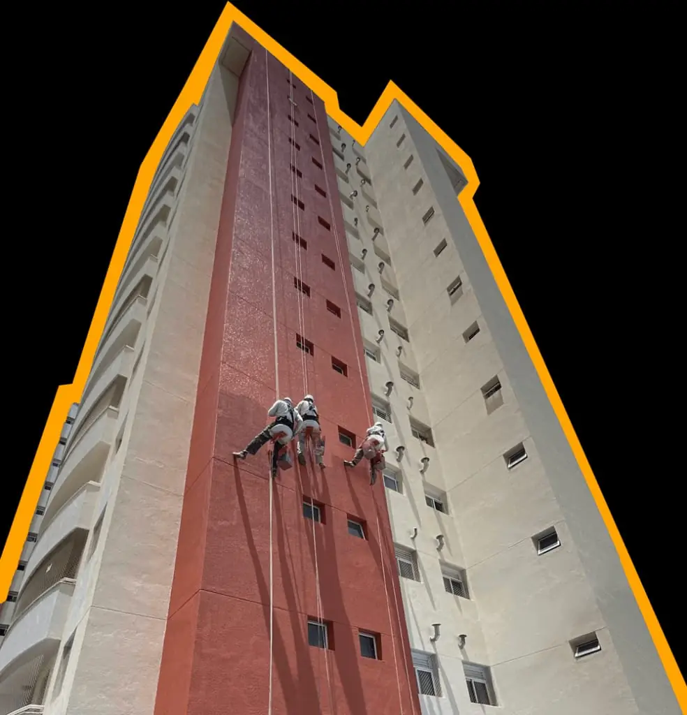 Revitalização de fachadas verticais